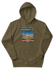 Decalibron Loop hoodie featuring Mount Democrat, Mount Cameron, Mount Lincoln and Mount Bross, Colorado 14er hiking apparel for peak baggers