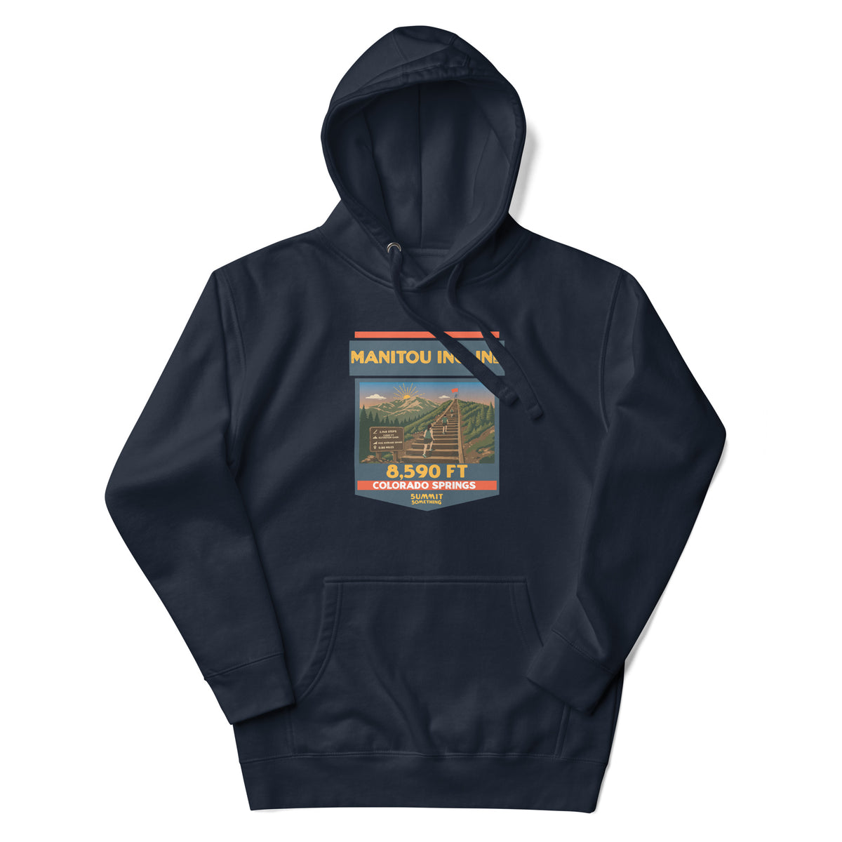 Manitou Incline hoodie that comemorates the steps to the top. 