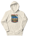 Decalibron Loop hoodie featuring Mount Democrat, Mount Cameron, Mount Lincoln and Mount Bross, Colorado 14er hiking apparel for peak baggers