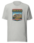 Athletic Heather Mt. Wheeler t-shirt with image of the mountain and the 13,161 ft. elevation 