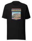 Black Mt. Wheeler t-shirt with image of the mountain and the 13,161 ft. elevation.